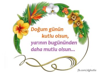 Doğum günü tebrik kart