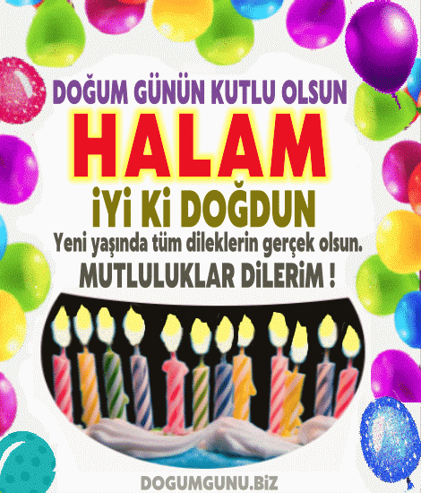iyiki doğdun Halam