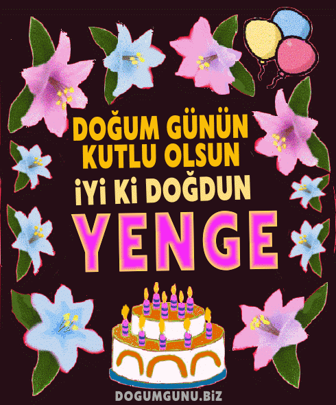 iyiki doğdun Yenge