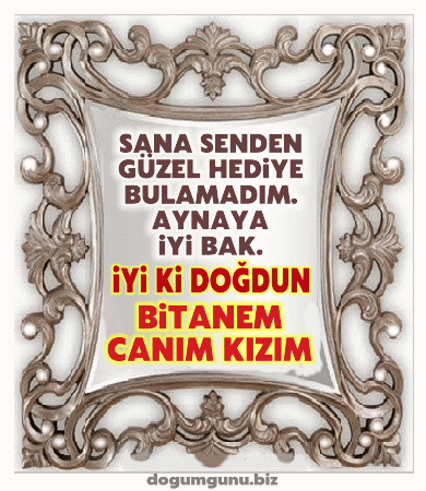iyiki doğdun Canım Kızım