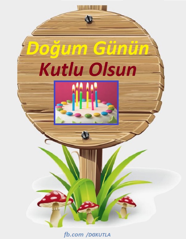 Doğum günü tebrik kartı