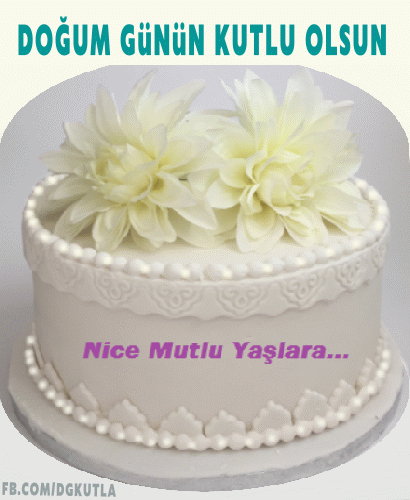 Hareketli doğum günü gif