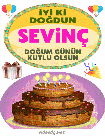 iyiki doğdun Sevinç