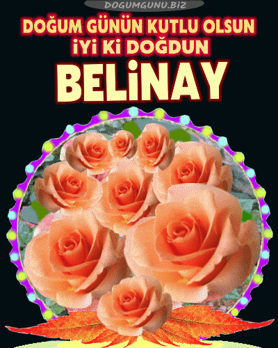 iyiki doğdun Belinay