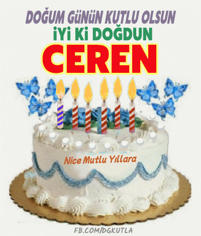 iyiki doğdun Ceren