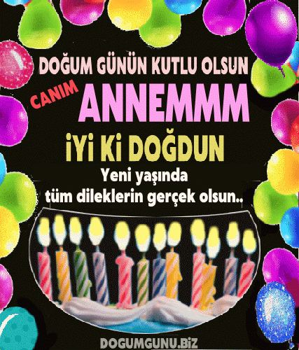 Anneye doğum günü kutlama Mesajları
