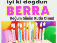 iyi ki doğdun Berra gif