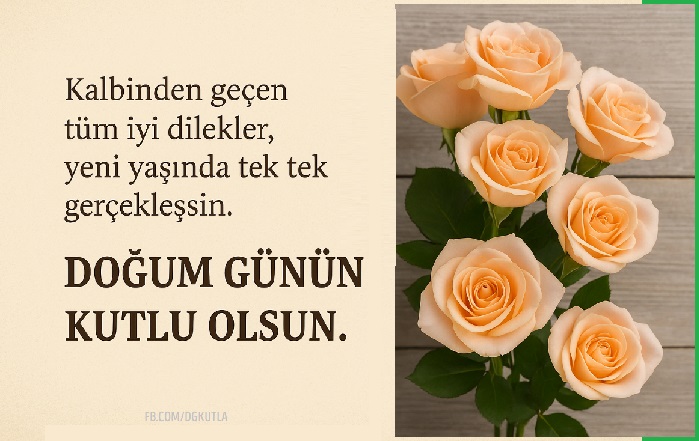 Doğum günü tebrik kartı