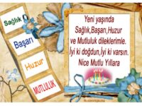 doğum günü tebrik kart