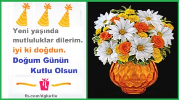 Doğum günü tebrik kart