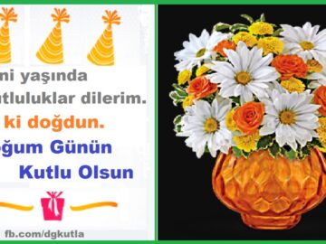 Doğum günü tebrik kart