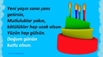 Doğum günü tebrik kart